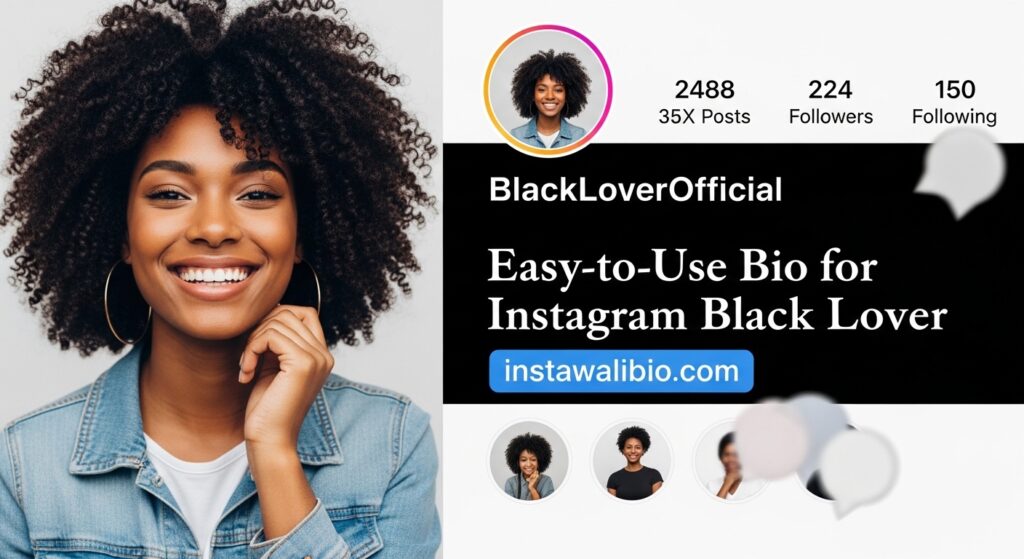 easy-to-use-bio-for-instagram-black-lover