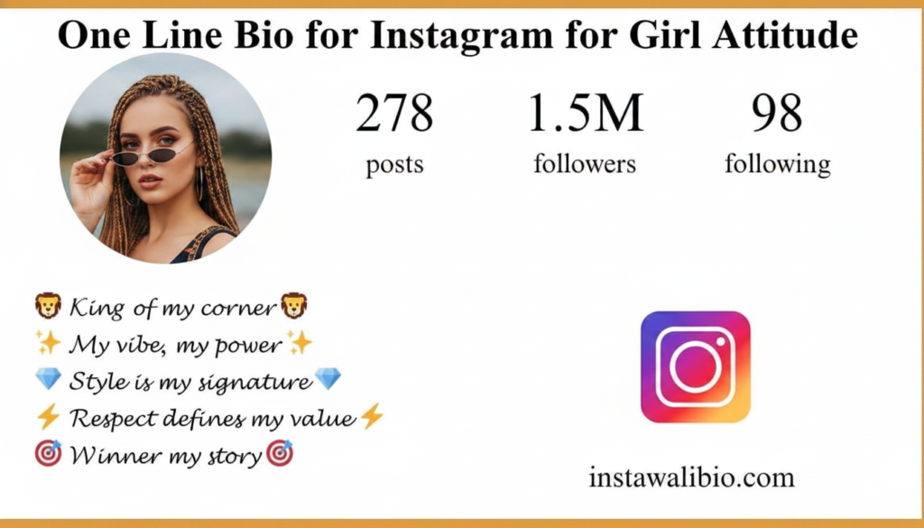 one-line-bio-for-instagram-for-girl-attitude