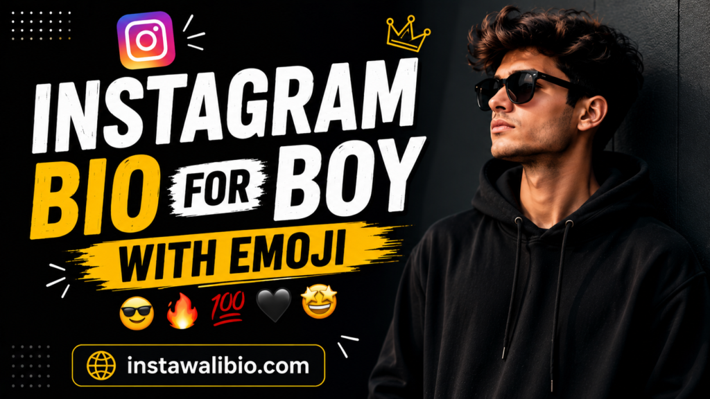 instagram-bio-for-boy-with-emoji
