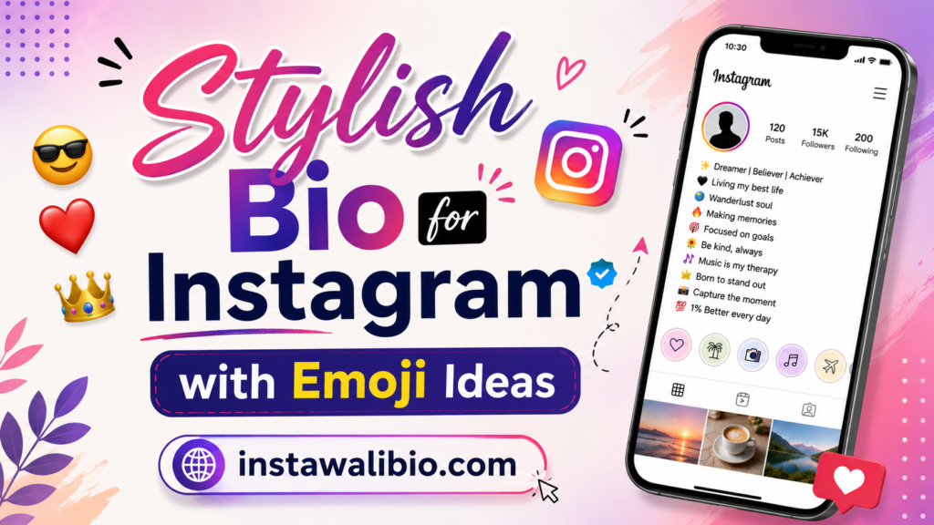 stylish-bio-for-instagram-with-emoji-ideas