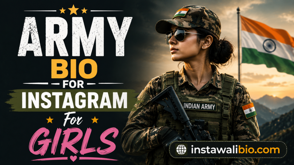 army-bio-for-instagram-for-girls