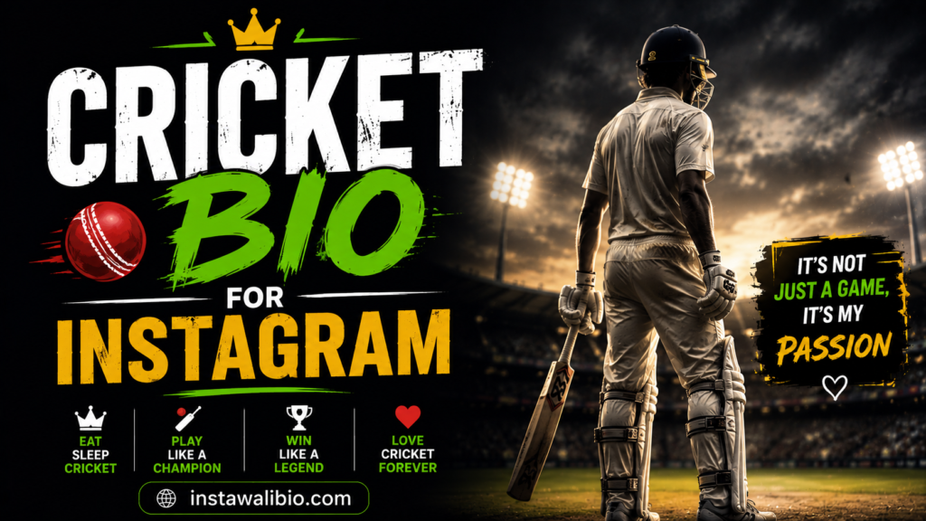 cricket-bio-for-instagram