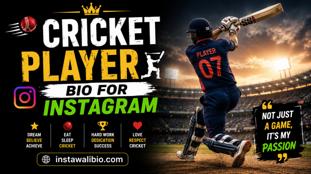 cricket-player-bio-for-instagram