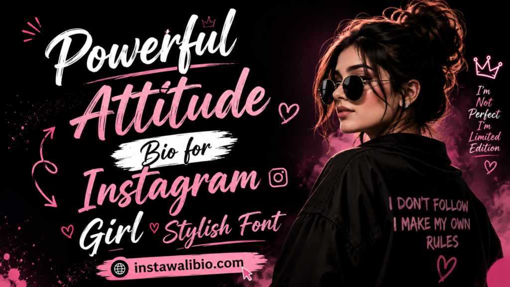 powerful-attitude-bio-for-instagram-girl-stylish-font
