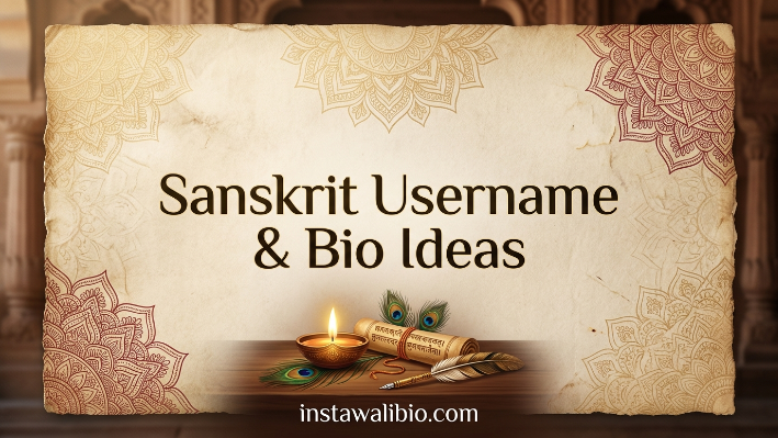 sanskrit-username-and-bio-ideas