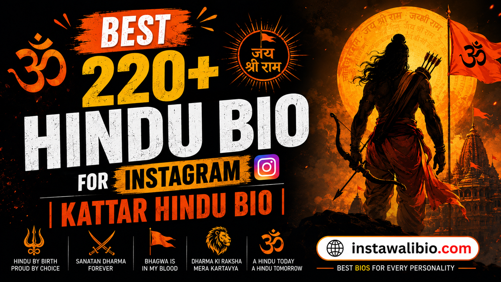 best-220-hindu-bio-for-instagram-kattar-hindu-bio
