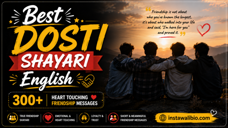 best-dosti-shayari-english​-300-heart-touching-friendship-messages
