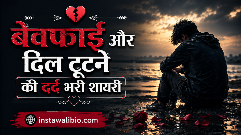 बेवफाई-और-दिल-टूटने-की-दर्द-भरी-शायरी