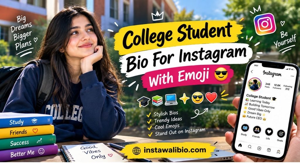 college-student-bio-for-instagram-with-emoji