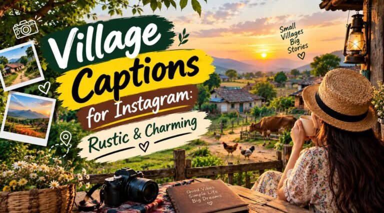 village-captions-for-instagram-rustic-and-charming
