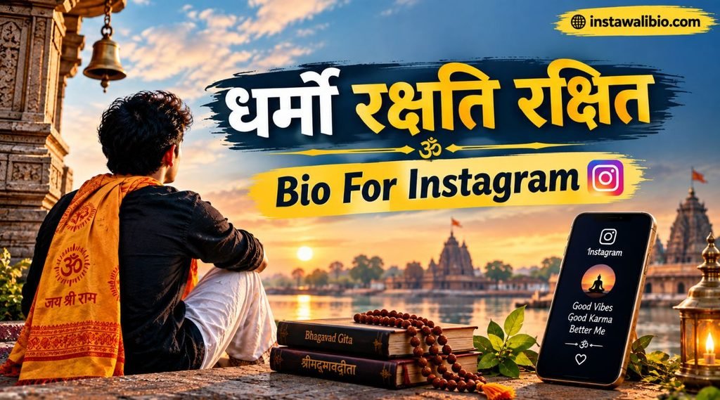 धर्मो-रक्षति-रक्षित-bio-for-instagram