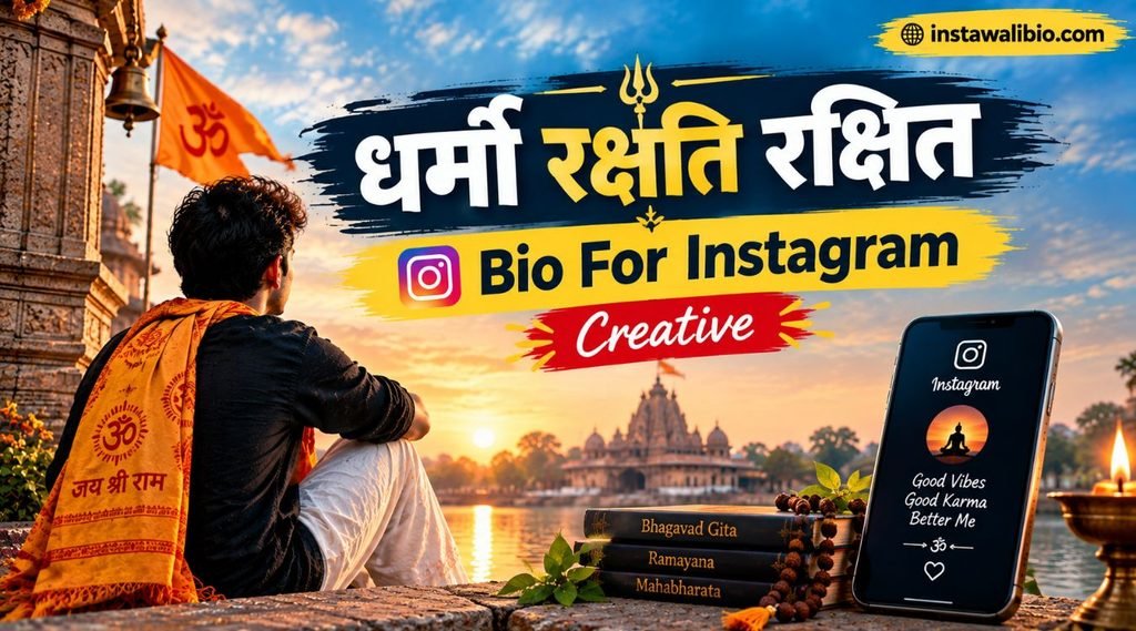 धर्मो-रक्षति-रक्षित-bio-for-instagram-creative