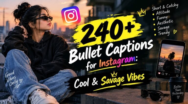 240-bullet-captions-for-instagram-cool-and-savage-vibes