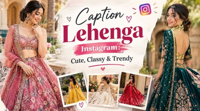 caption-lehenga-instagram-cute-classy-and-trendy